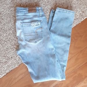 American Eagle Distressed Jegging Jeans size 0